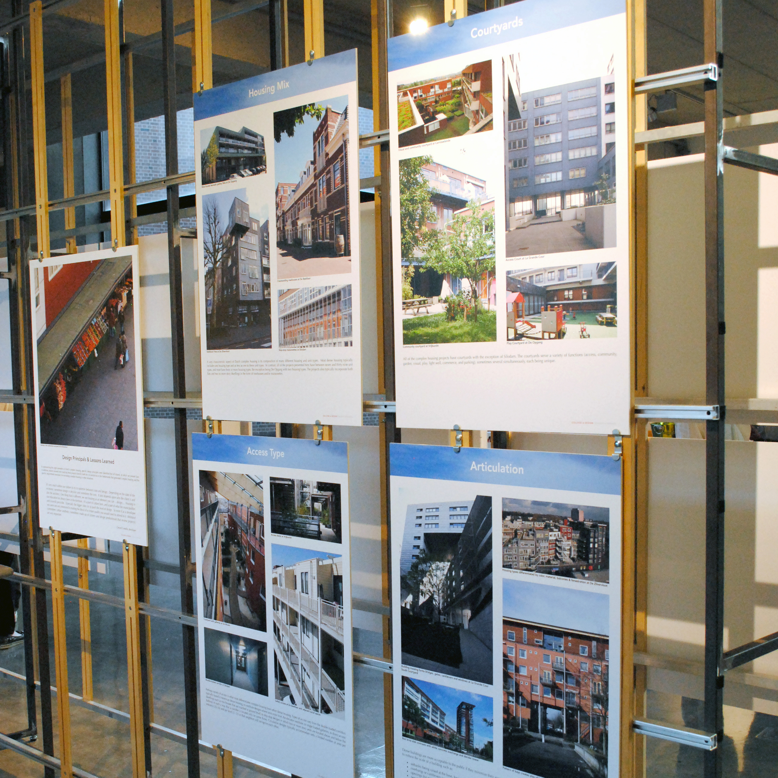 Dutch Complex Housing boards at HGA gallery