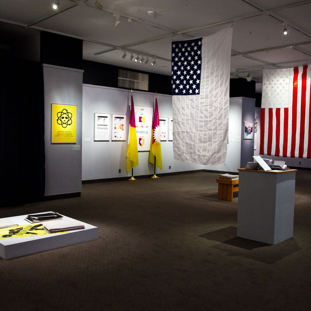 We the Designers: Reframing Political Issues in the Obama Era exhibition featuring graphic design work