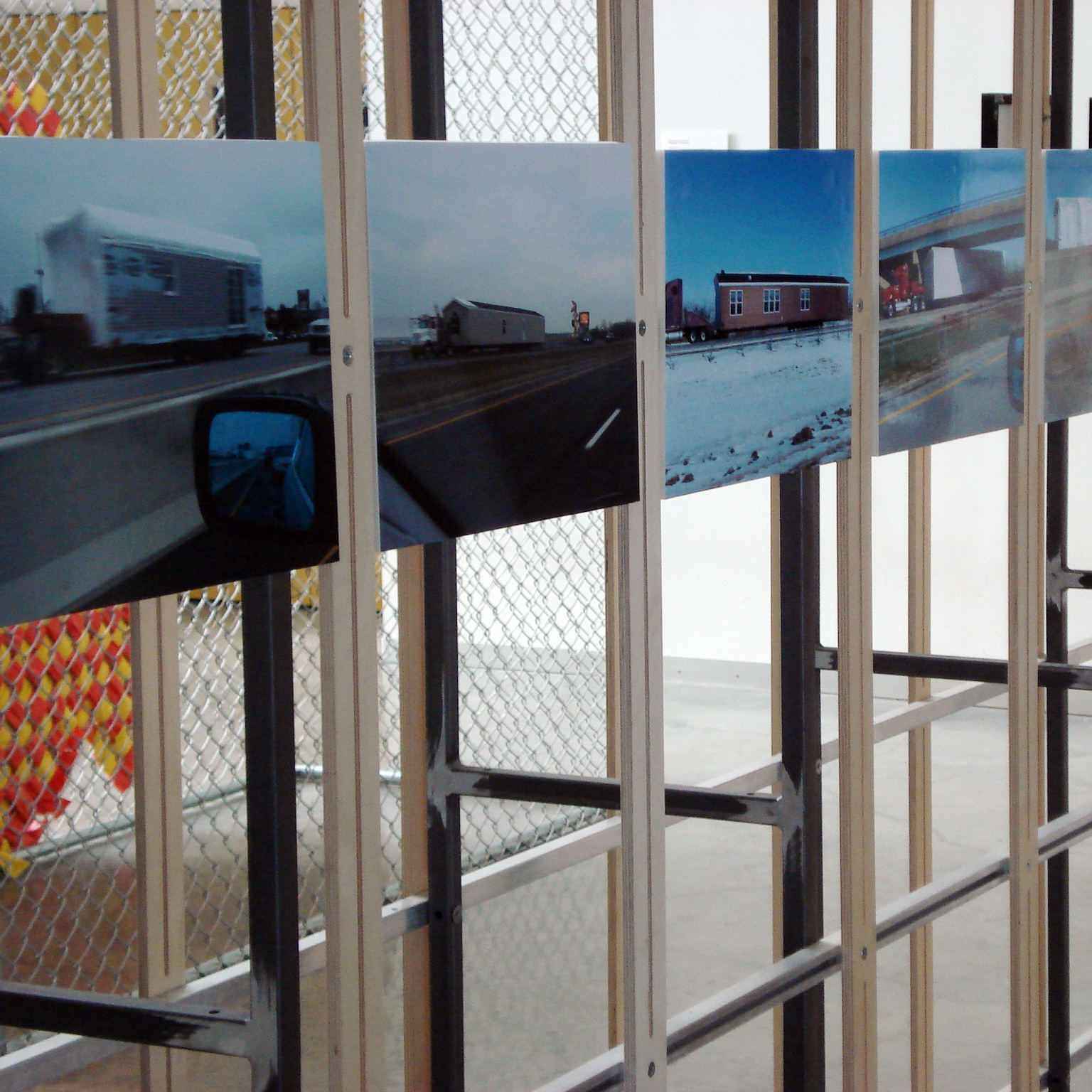 small architecture, BIG LANDSCAPES photography boards in Rapson Hall