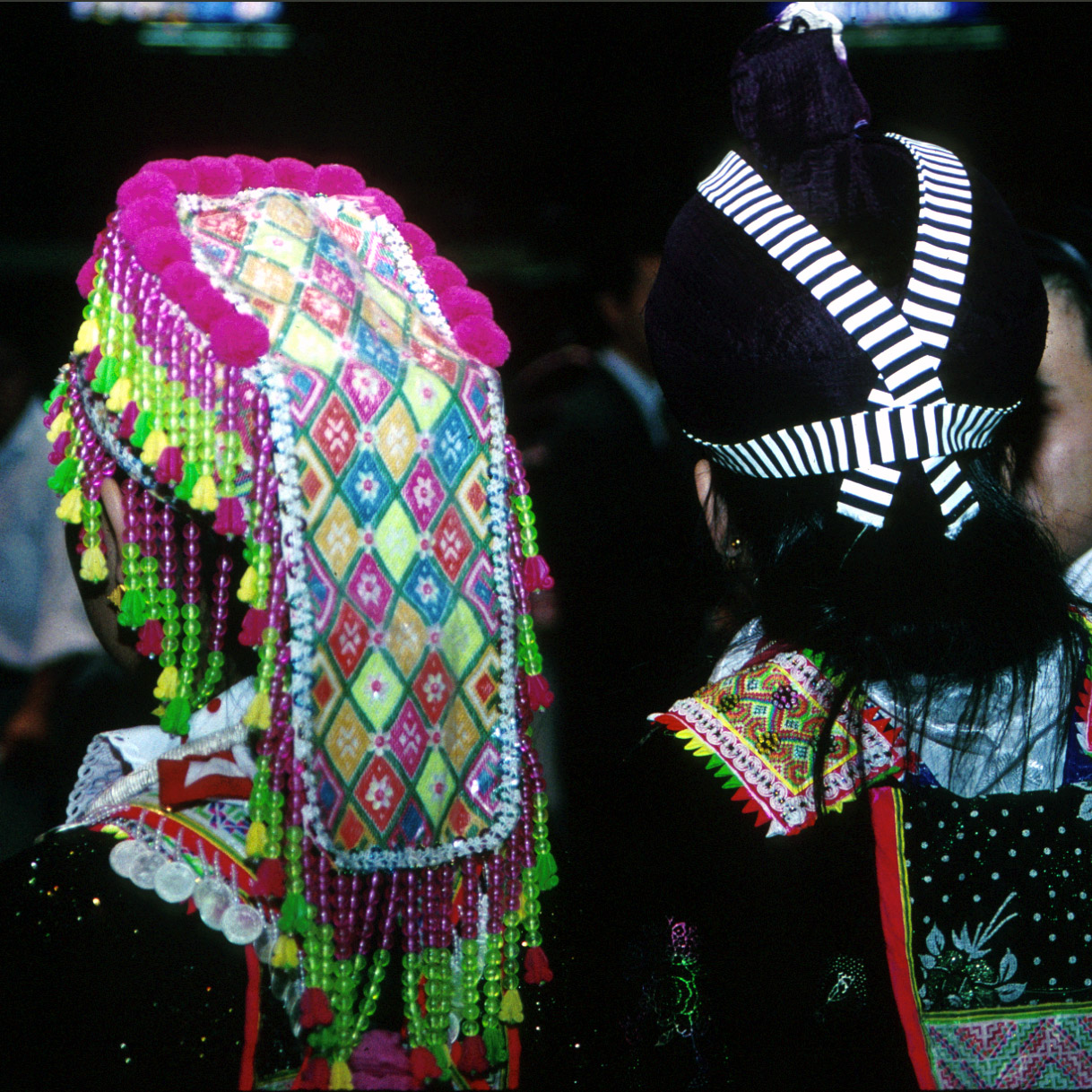 Redressing Tradition: Hmong Clothing in Minnesota articles on display at the opening