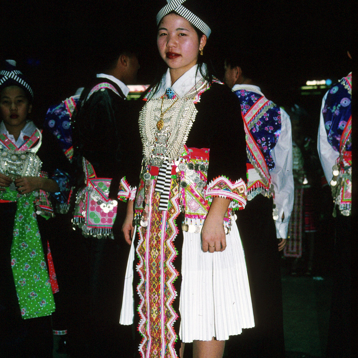 Redressing Tradition: Hmong Clothing in Minnesota articles on display at the opening