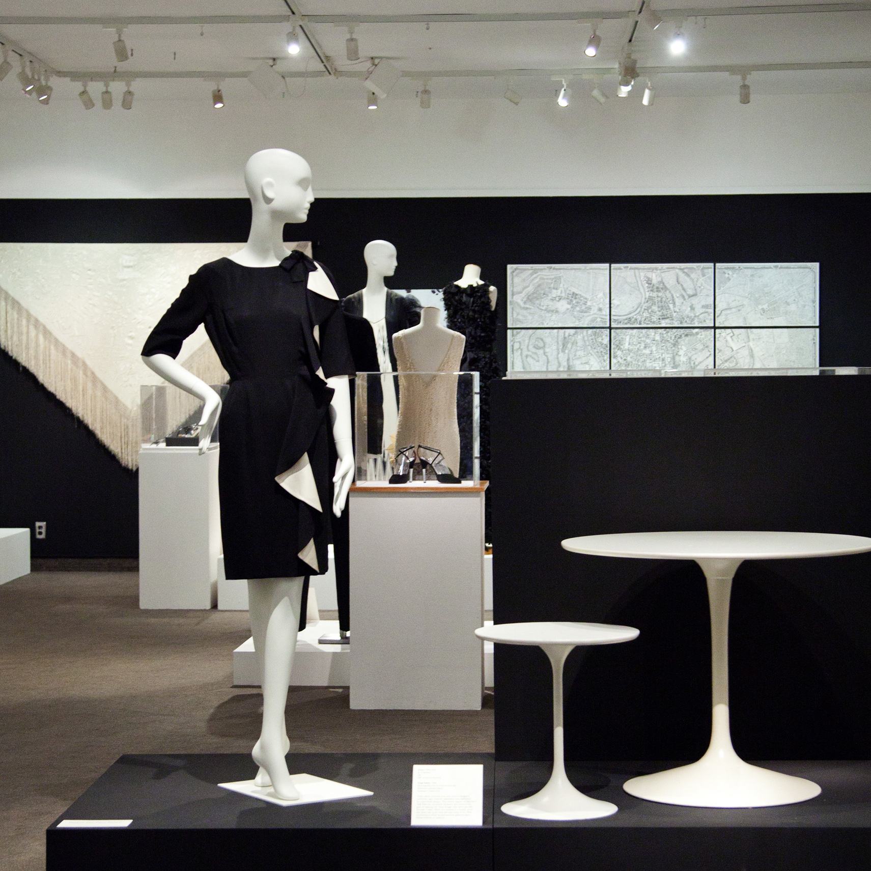 Polarities: Black and White in Design various black and white objects on display