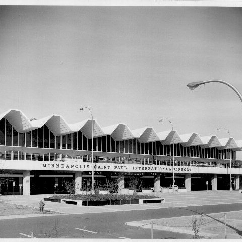 Minneapolis St Paul International Airport by Ralph Rapson