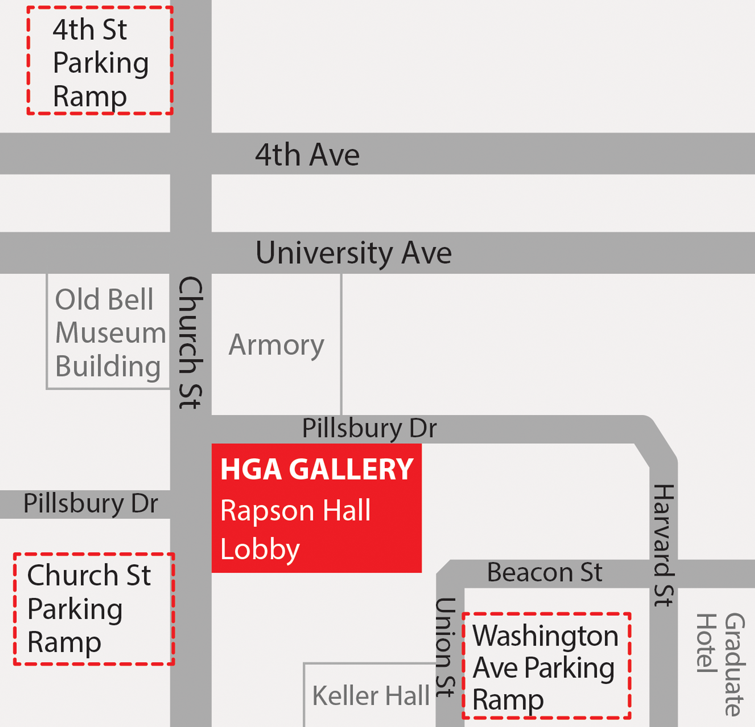 HGA Gallery Map