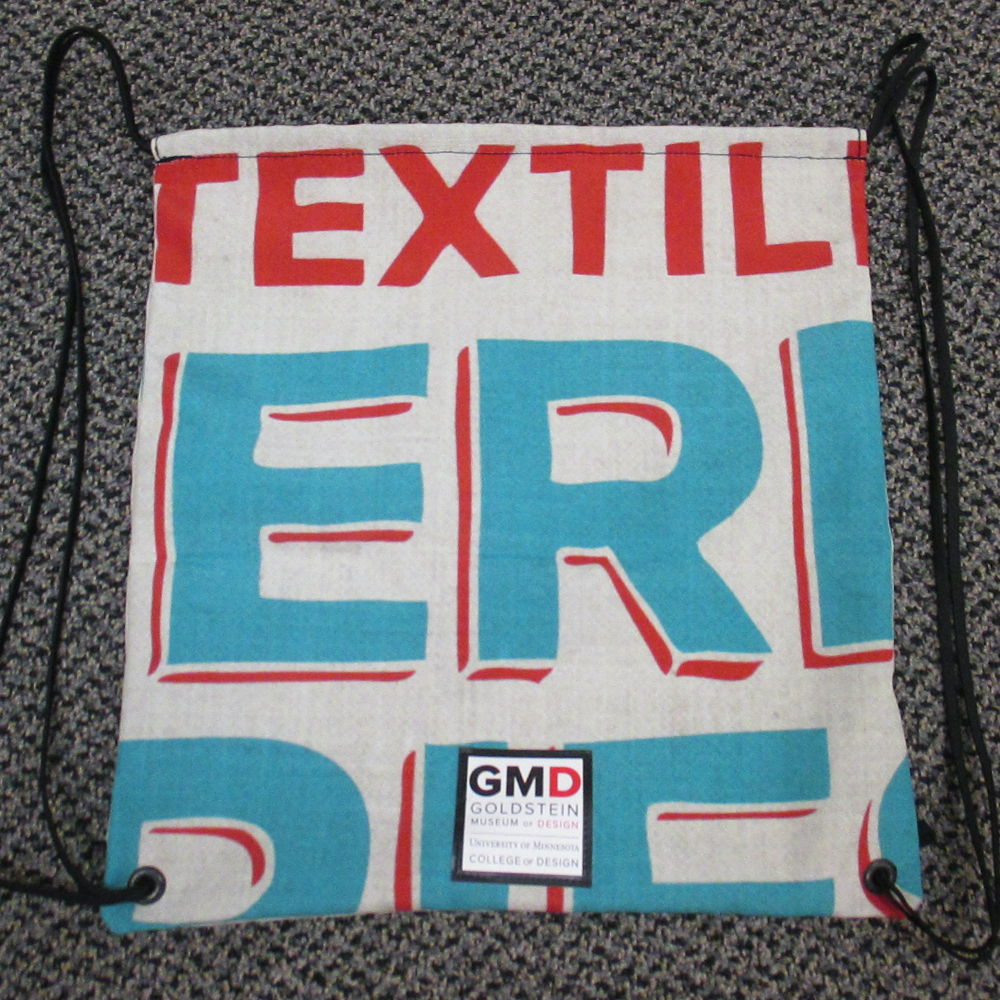 String bag made from recycled banners