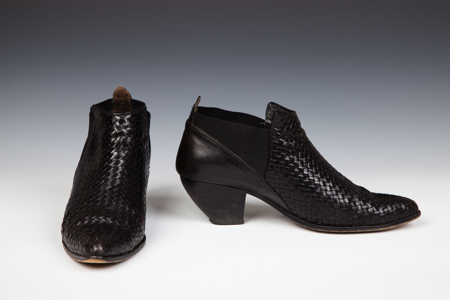 Black half boots