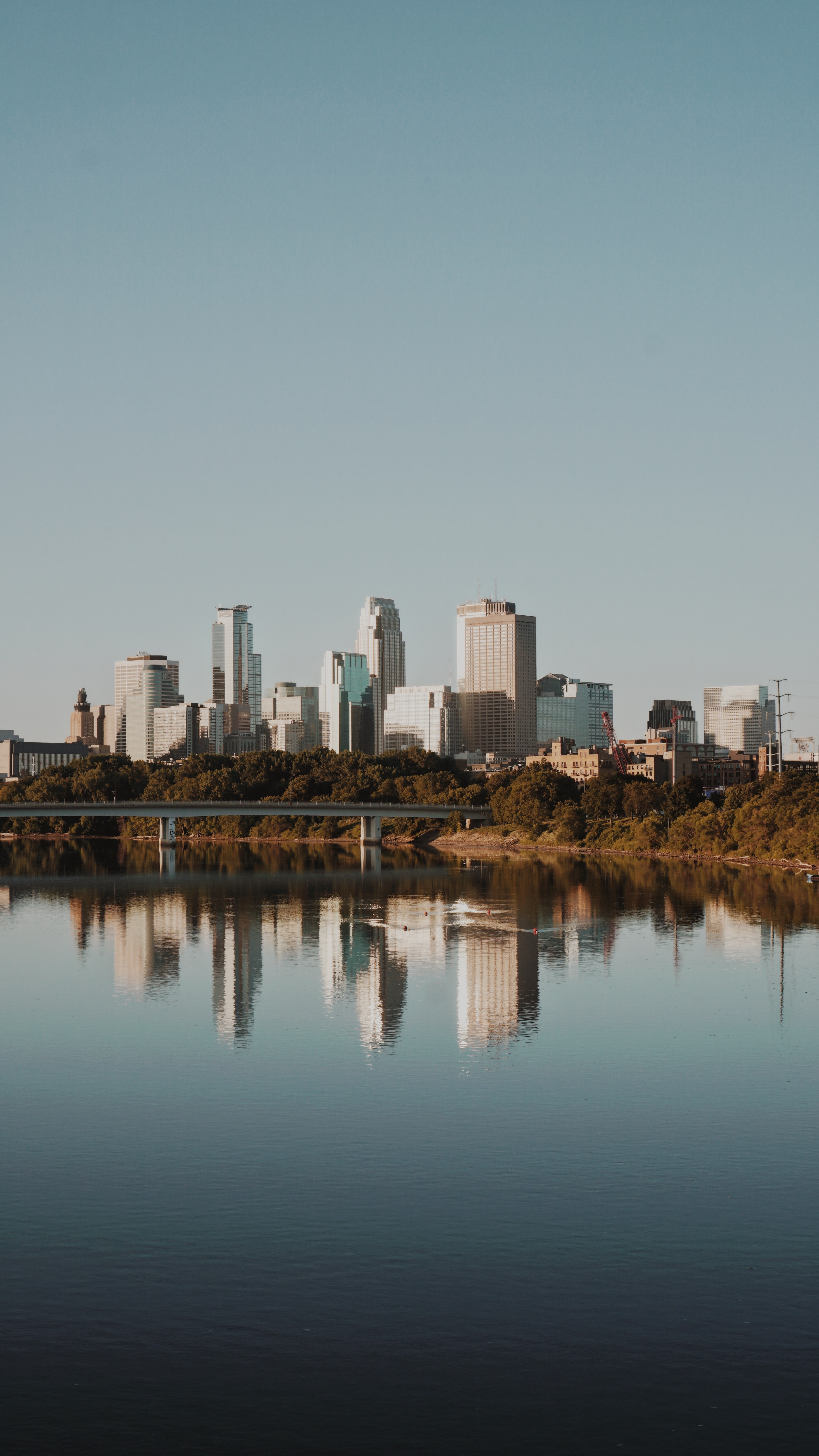 Minneapolis skyline.