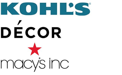Logos of the Center for Retail Design & Innovation partners, Kohl's, Decor, and Macy's Inc