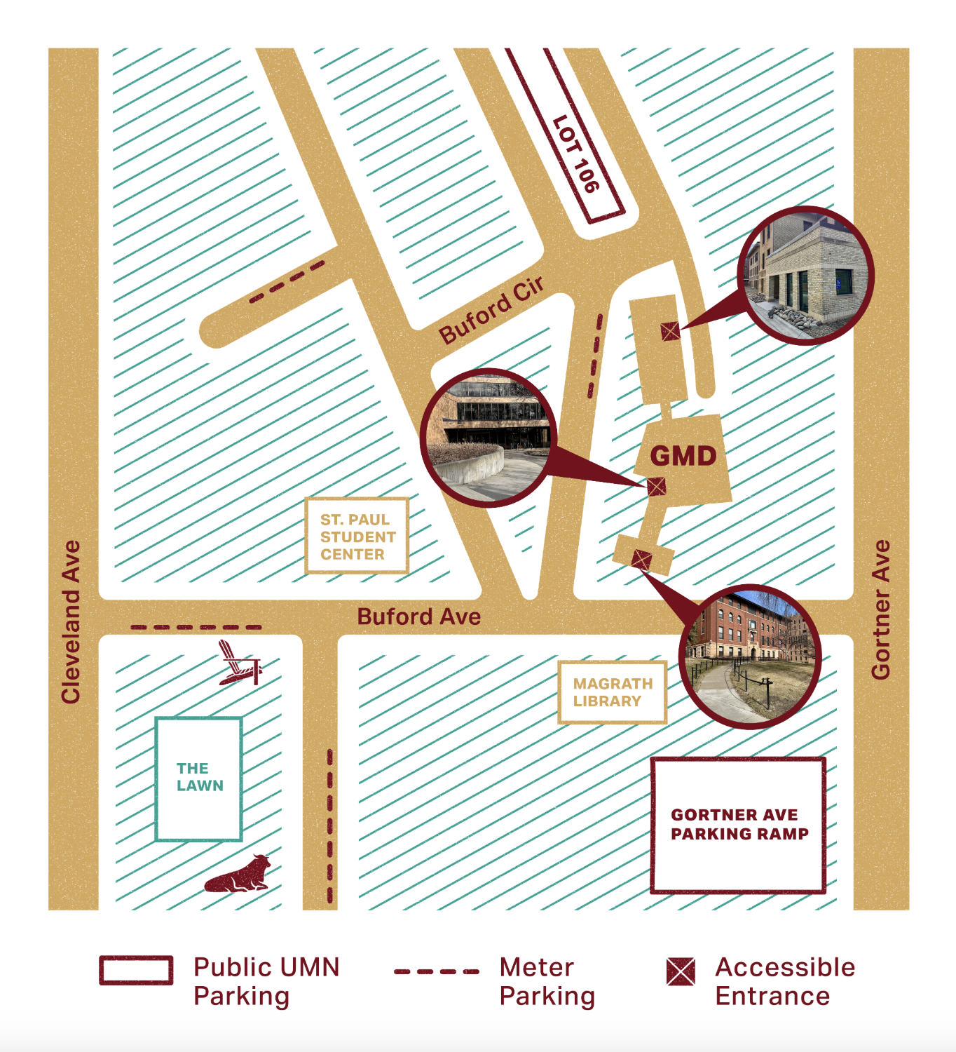 Map to the Goldstein gallery