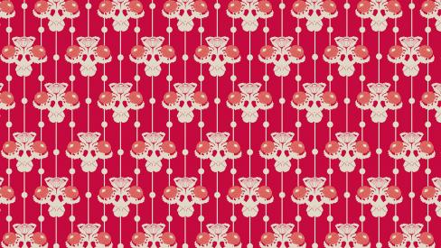 GMD Floral furnishing fabric, 1900-1910