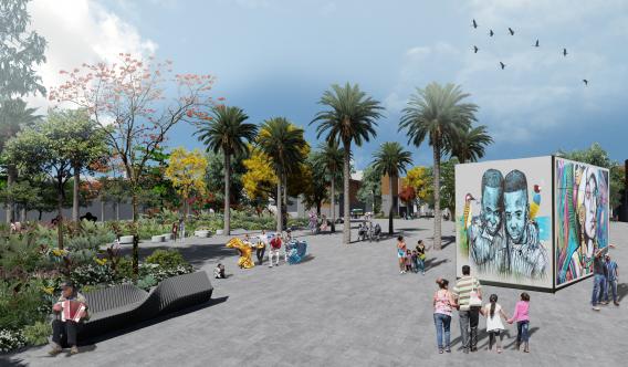 A rendering of Daniela Duque Quevedo’s design for a plaza in Medellín..jpg