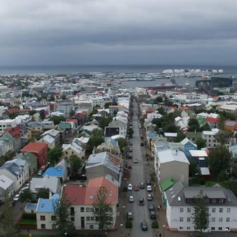 Urban landscape of the University of Iceland