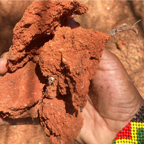 Red clay soil from Athens, Georgia