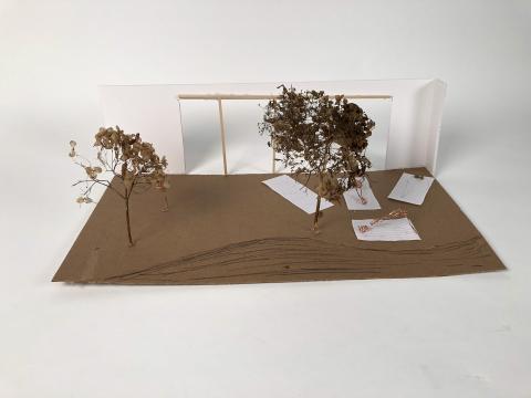 Architectural model from a class in 2019